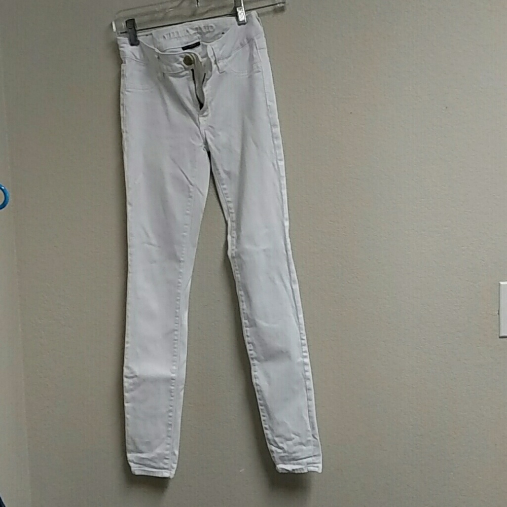 Amercian Eagle White Jeggings 0r